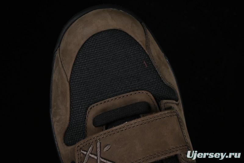 Nike Travis Scott x Jordan Cut The Check AJ1 Basketball Shoes with Velcro Design - FZ8117-204