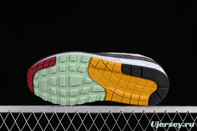 Nike Air Max 1 Retro Running Shoes with Half-Sole Air Cushion - FZ4133-640