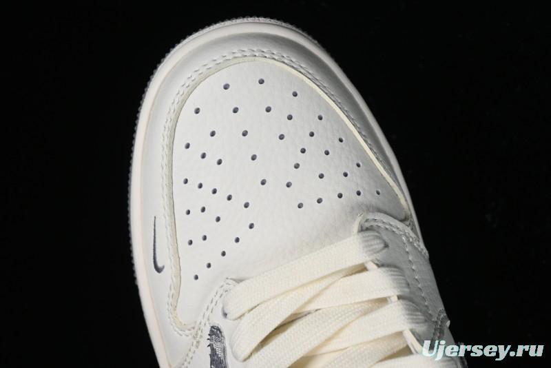 Nike Travis Scott x Fragment Design x Air Jordan 1 Low OG SP AJ1 Retro Sneakers - DM6688-603