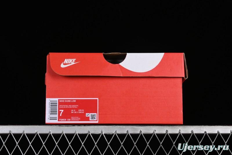 Nike SB Dunk Low Casual Skate Shoes in Black, White, and Blue - FQ8826-100