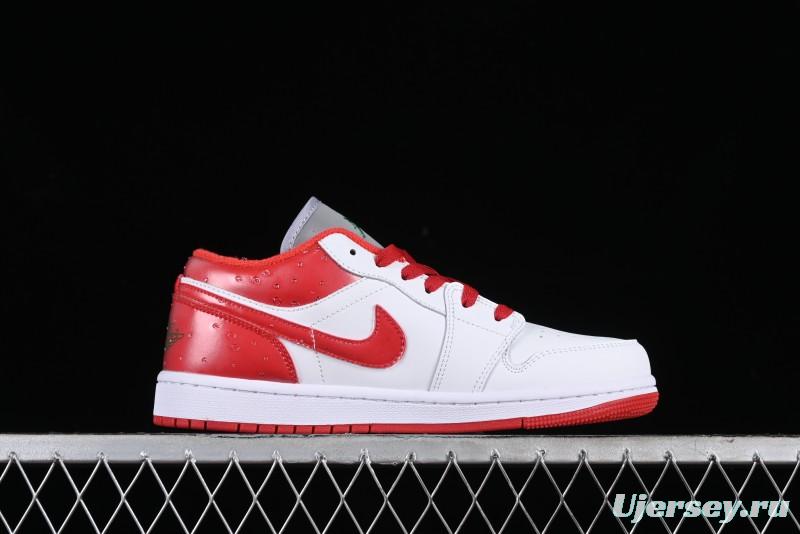 Nike Air Jordan 1 Low AJ1 White Red Casual Sneakers - FQ1935-018