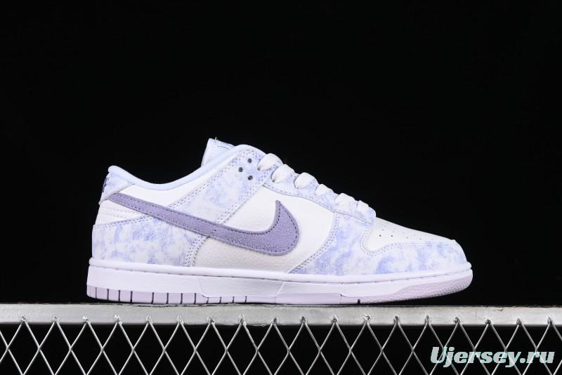 Nike SB Dunk Low Premium White Light Purple Skateboarding Shoes - DM9467-500