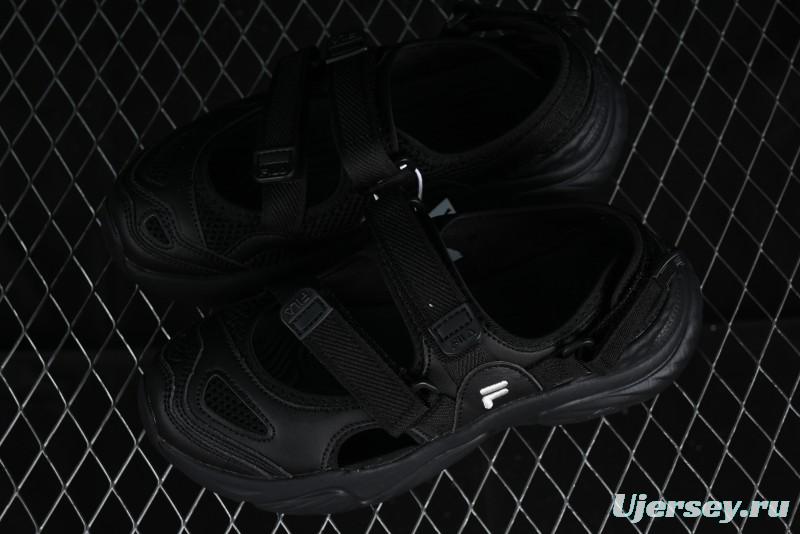 Fila Fusion Unisex Breathable Slip-Resistant Summer Sandals with Cushioned Sole - T12W321401EBK