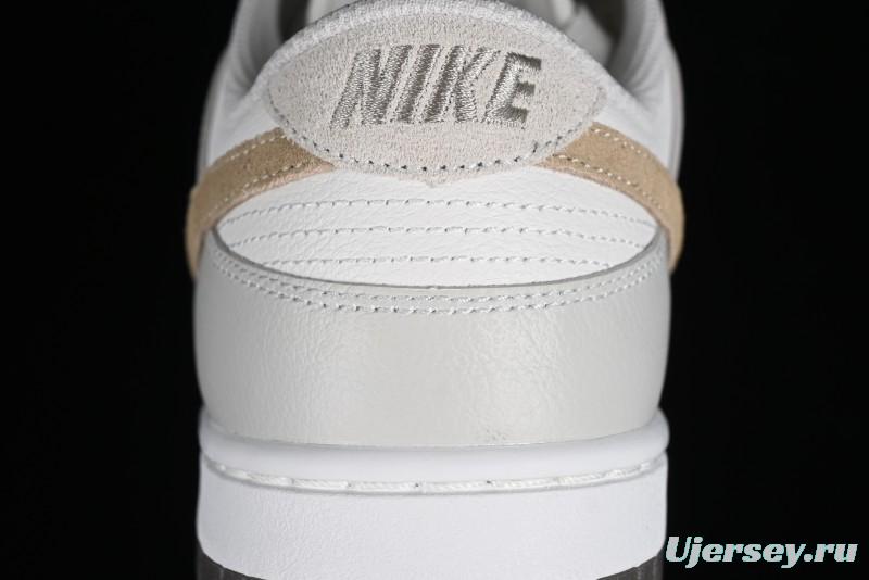 Nike Dunk Low SB Casual Sneakers in Light Grey/Khaki - FJ4188-001