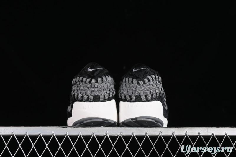 Nike Air Footscape Woven Asymmetrical Weave Slip-Resistant Low-Top Lifestyle Sneakers - FB1959-001