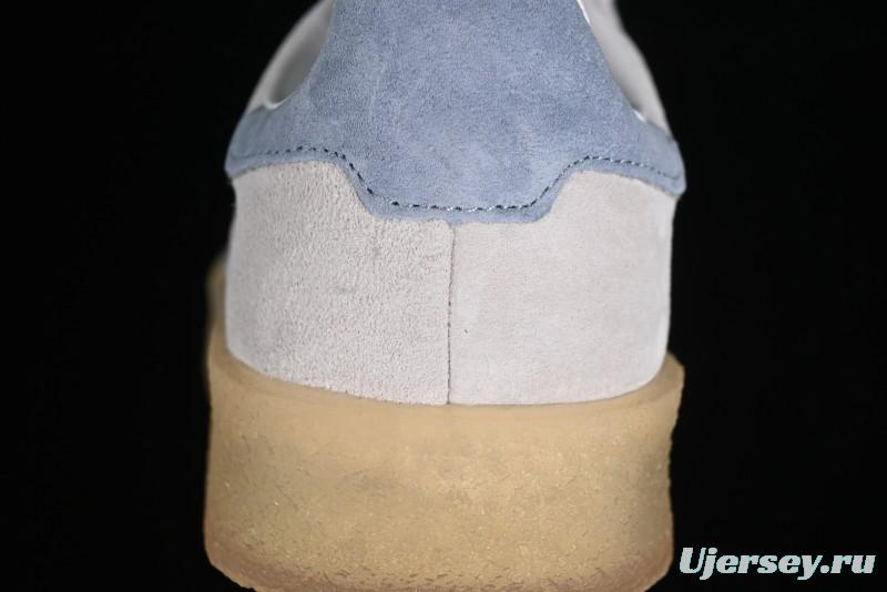 Kith x Clarks x Adidas Originals 8th Street Samba IE4035 Street Series Samba Low-Top Retro Casual Sneakers - IE4035