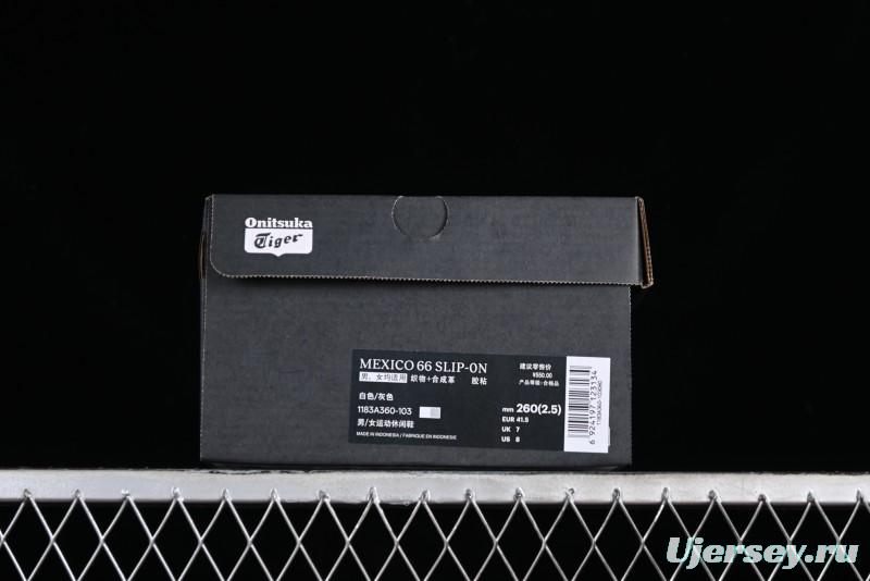 Onitsuka Tiger Mexico 66 Low-Top Canvas Casual Running Shoes - 1183A360-103