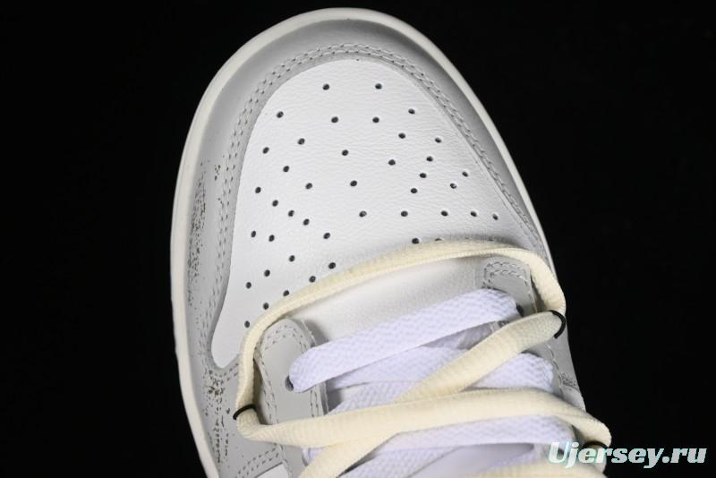 Nike Dunk Low SE Bubble Jellyfish Grey Island SB Strap Low-Top Casual Skate Shoes - FJ4188-100