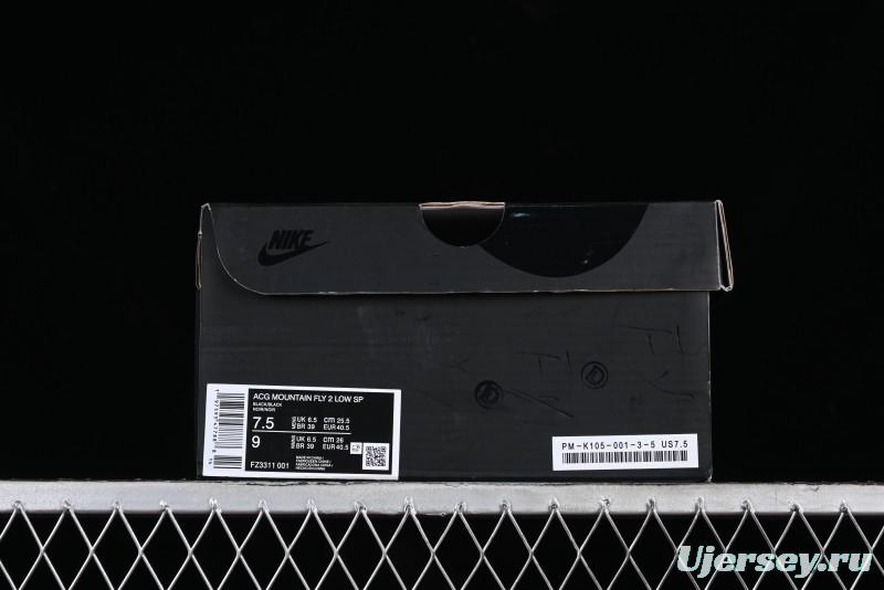 Nike ACG Mountain Fly 2 Low SP Outdoor Hiking Shoes with GORE-TEX and React Foam - FZ3311-001