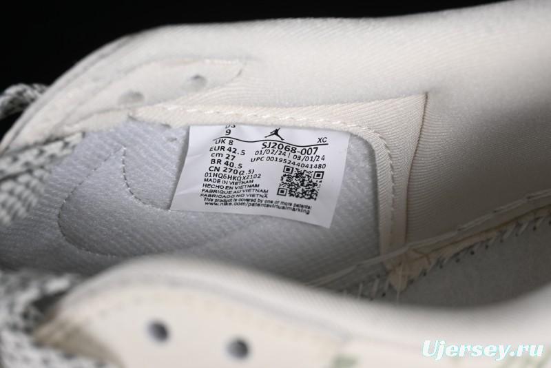 Nike Air Jordan 1 Low OG SP Travis Scott x Fragment Design LV Washed Blue Denim Casual Sneakers - SJ2068-007