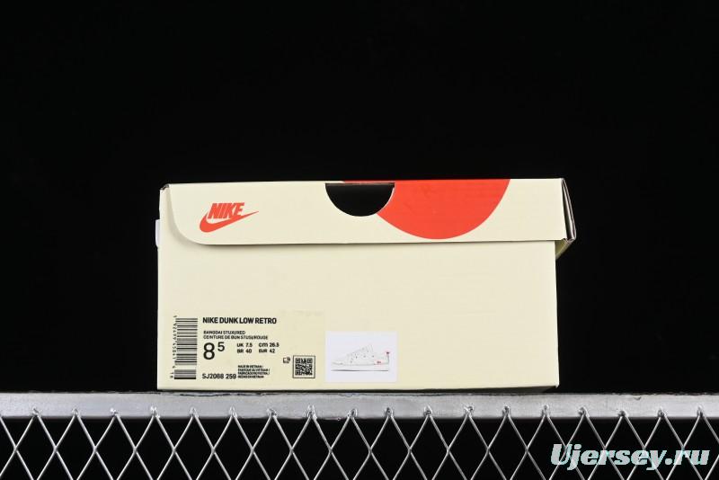 Stussy x Nike SB Dunk Low Anniversary Custom Retro Sneakers with Original S Titanium Accessory - SJ2068-259