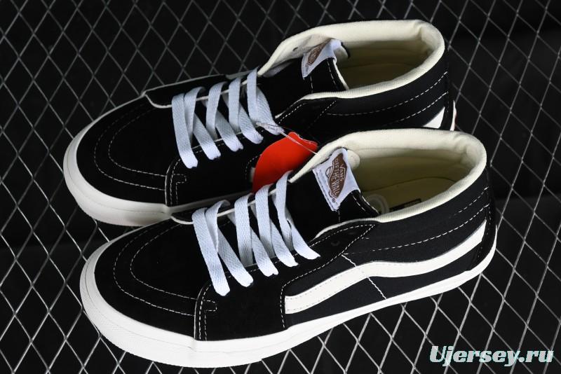 Vans SK8-Hi VR3 Eco-Friendly Black & White Mid-Top Classic Casual Canvas Shoes - VN0A4UWIVNE