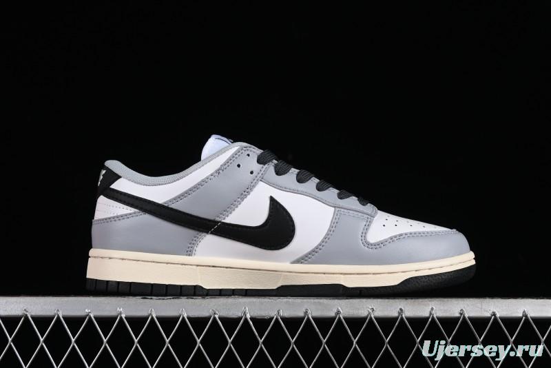 Nike Dunk Low SB Light Smoke Grey White Grey Casual Skate Shoes - DD1503-117