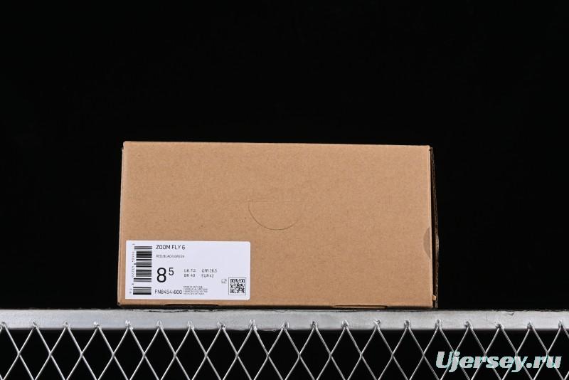 Nike Zoom Fly 6 Lightweight Responsive Running Shoes with Flyknit and React Technology - FN8454-600