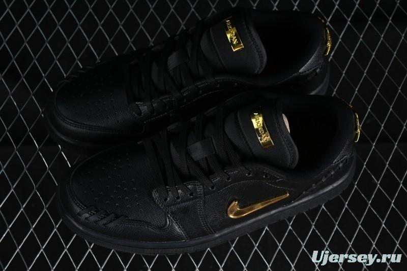 Nike Air Jordan 1 Low "Method of Make" Casual Sneakers with Woven Design - FN5032-007