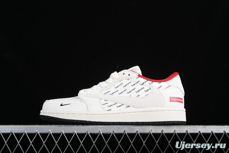 Nike Travis Scott x Fragment Design x Air Jordan 1 Low OG SP AJ1 Supreme Collaboration - YQ2088-67