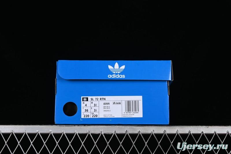 Adidas Originals SL 72 Retro Running Shoes with Nylon Upper and Rubber Outsole - JI2505