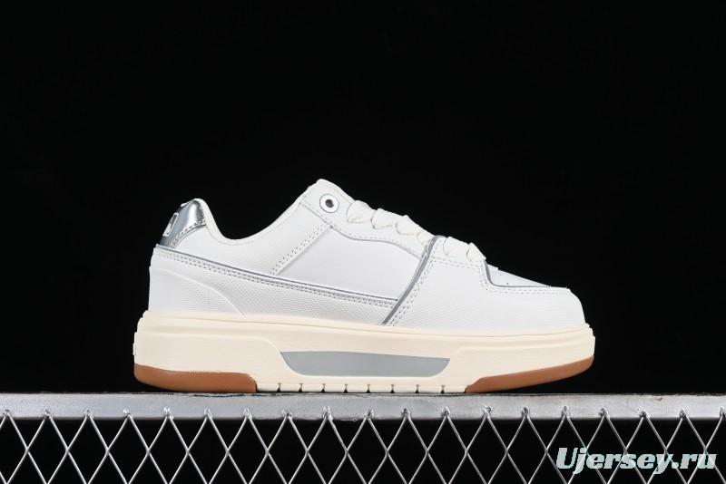 New York Yankees MLB Chunky Runner Basic Lace-Up Lightweight Casual Sneakers - 3ASXCBS4N50IVS