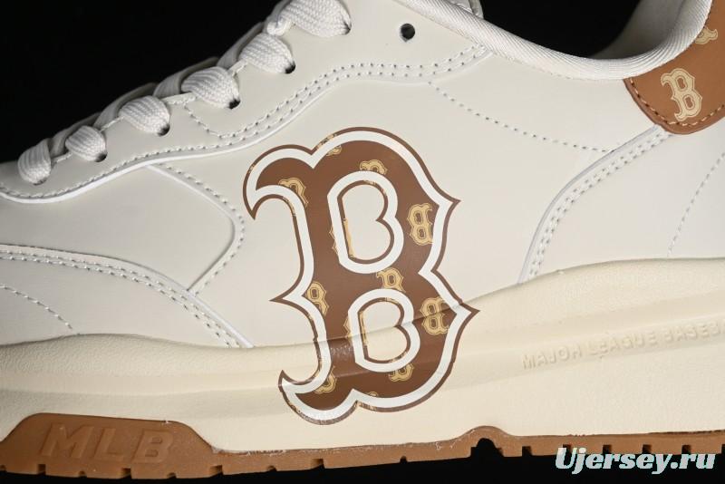 New York Yankees MLB Chunky Runner Denim Monogram Lightweight Casual Sneakers - 3ASHCRM3N43BRS