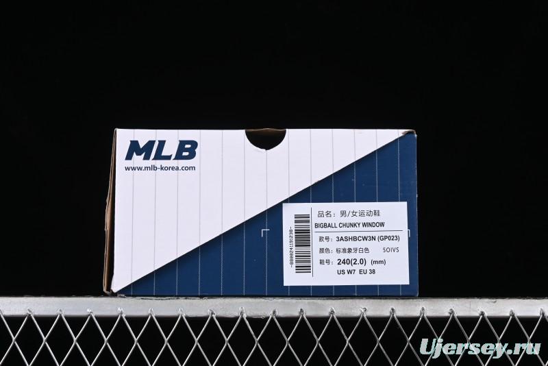 New York Yankees MLB Bigball Chunky Window Thick Sole Casual Sneakers - 3ASHBCW3N50IVS