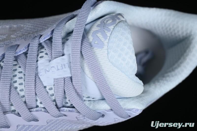 HOKA ONE ONE Clifton 9 Lightweight Knit Mesh Running Shoes with Enhanced Cushioning - 1127896 EHR