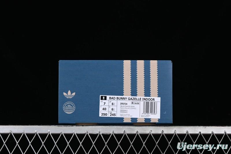 Adidas Originals Gazelle Indoor Bad Bunny Retro Casual Non-Slip Low-Top Sneakers - IF9734