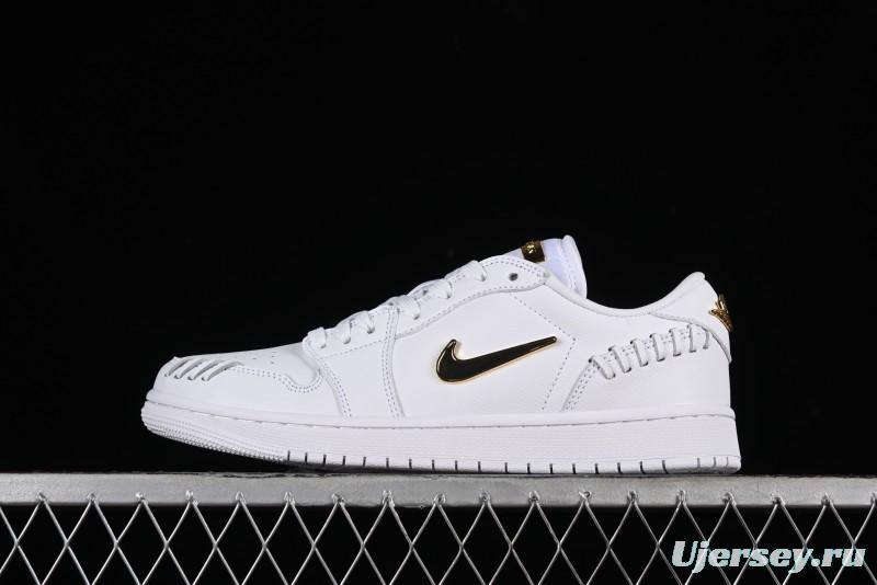 Nike Air Jordan 1 Low Method of Make Casual Sneakers in White Gold - FN5032-100