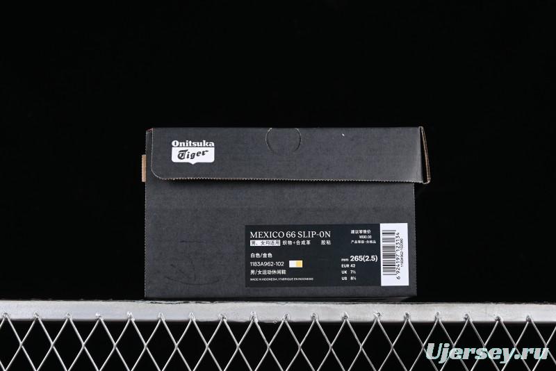 Onitsuka Tiger Mexico 66 Low-Top Canvas Casual Running Shoes - 1183A962-102