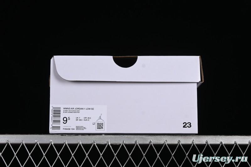 Nike Air Jordan 1 Low Flight Vintage Casual Sneakers with Distressed White-Blue Design - FV8439-104