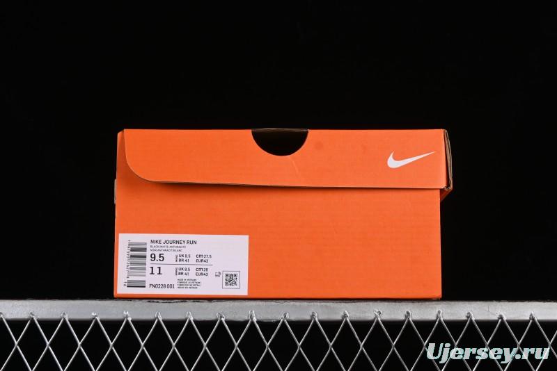 Nike Journey Run 2024 Low-Top Casual Running Shoes with Shock Absorption Anti-Slip and Wear-Resistant Design - FN0228-001