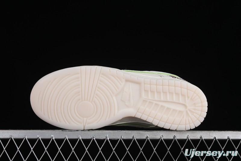 Nike SB Dunk Low Year of the Dragon Limited Edition - White Dragon Anniversary Custom Low-Top Casual Skate Shoes - CF3688-001