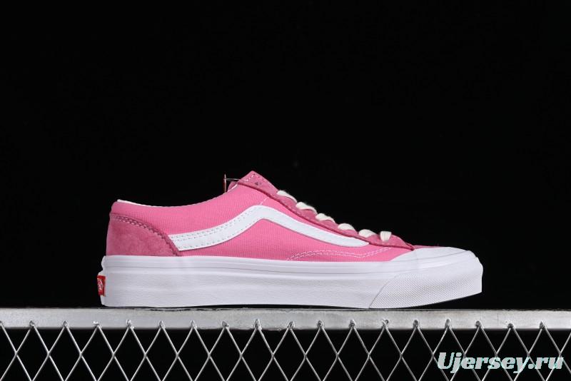 Vans Style 36 Decons Dragon Fruit Color Half-Moon Toe Vulcanized Casual Skate Shoes - VN000MT6PIN