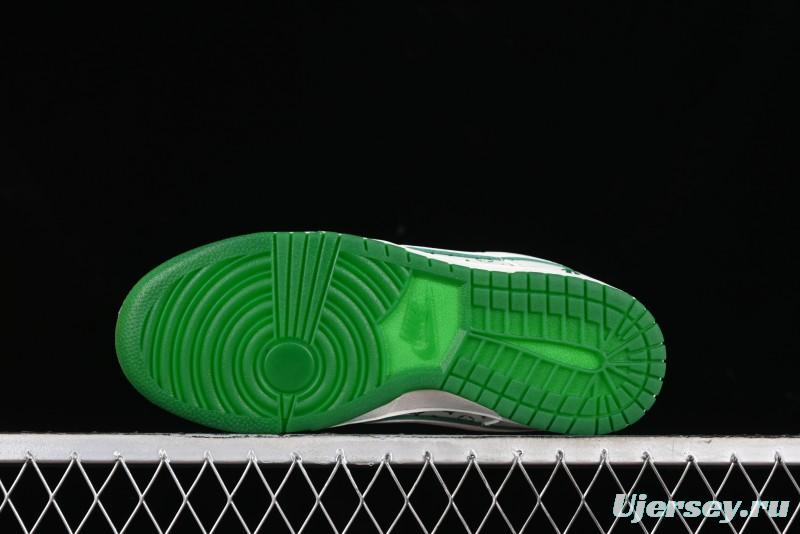 Nike SB Dunk Low LV Collaboration - Beige Green Glow in the Dark Violent Bear Anniversary High-End Custom Sneakers - SJ2068-241