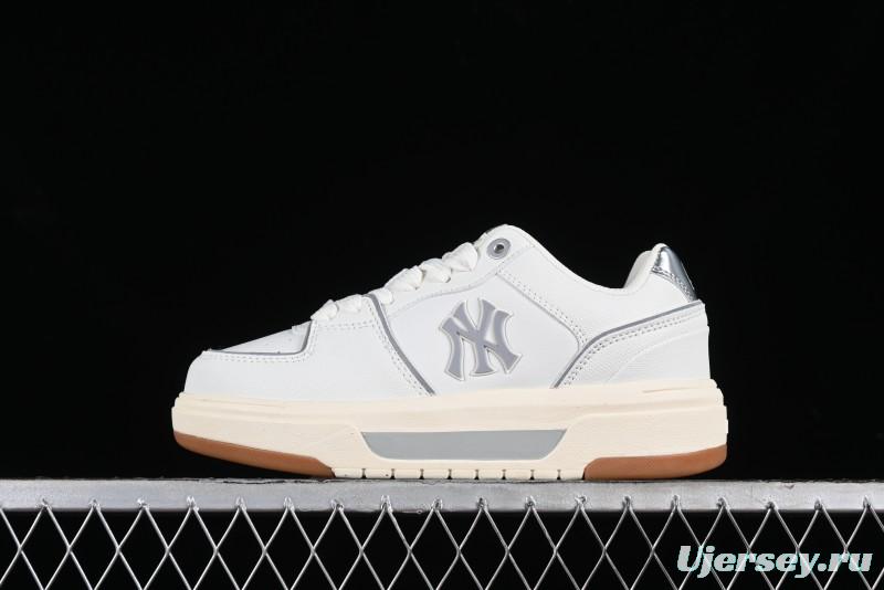 New York Yankees MLB Chunky Runner Basic Lace-Up Lightweight Casual Sneakers - 3ASXCBS4N50IVS