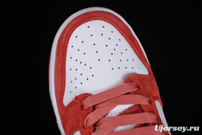 Nike SB Dunk Low Retro Valentine's Day 2024 White Rose Red Skateboarding Shoes - FQ7056-100