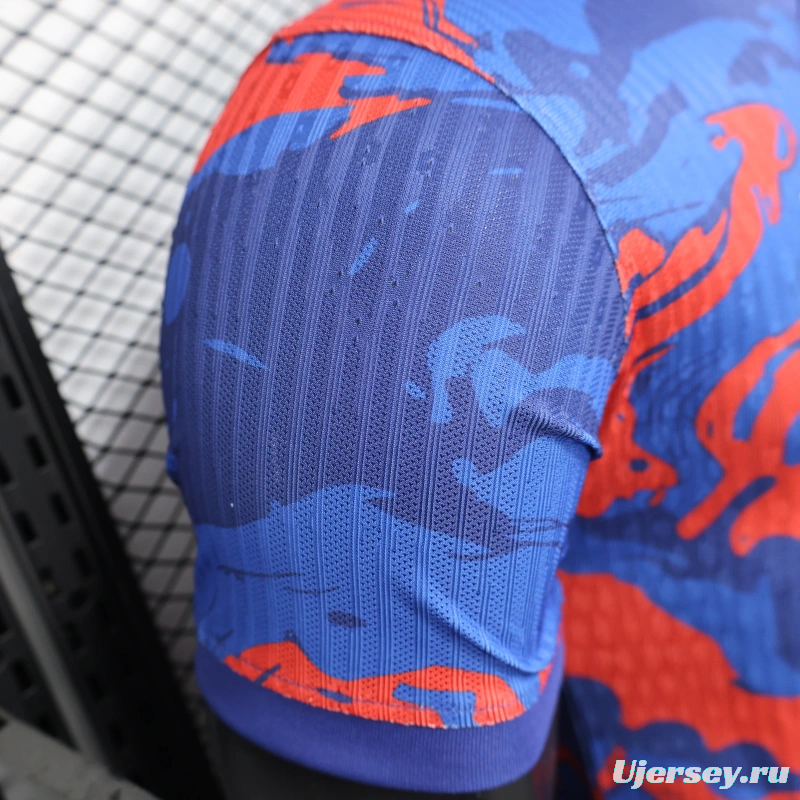 25/26 Player Version Barcelona Blue Flame Special Edition Jersey