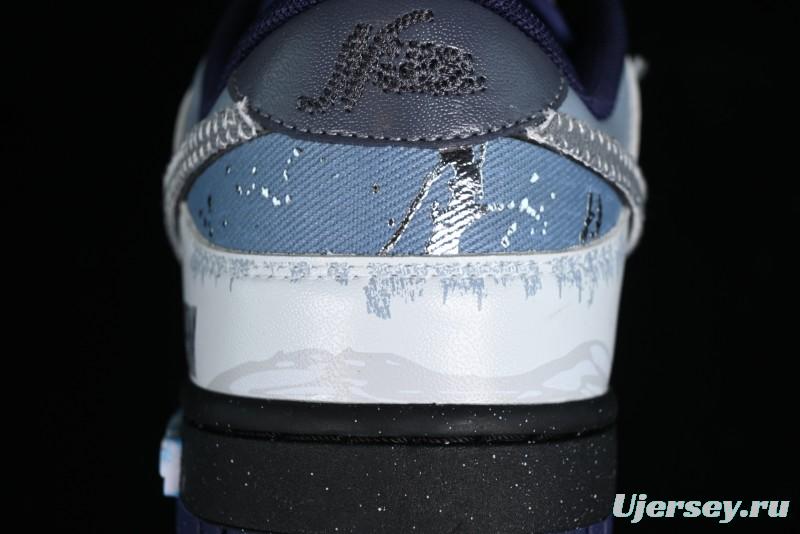 Nike Dunk Low Panda Prank Surf Fishing SB Strap Low-Top Casual Sneakers - FV8106-181