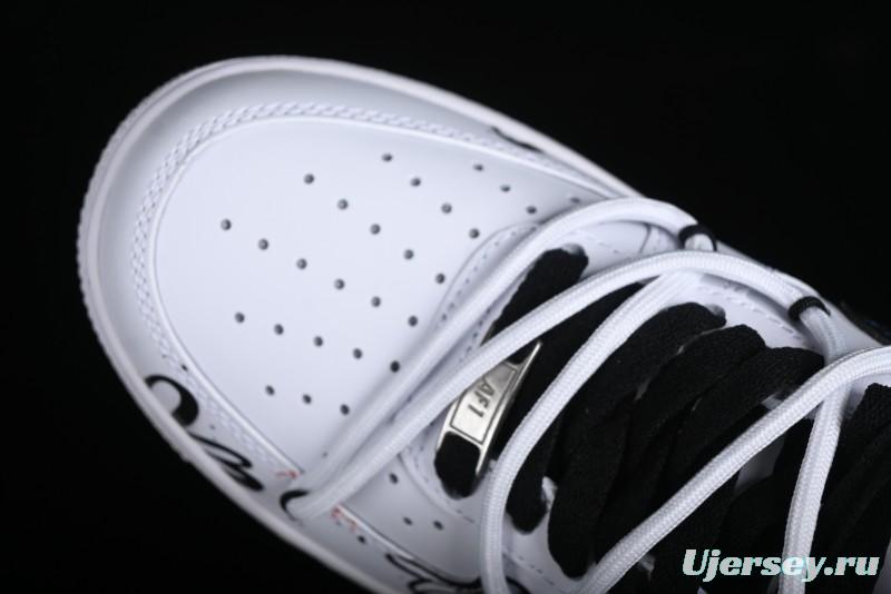 Nike Air Force 1 '07 Low Daisy Print Casual Sneakers with Lace-Up - ZH0316-025