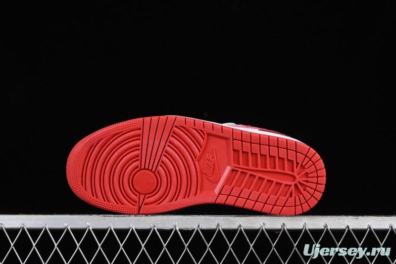 Nike Air Jordan 1 Low AJ1 White Red Casual Sneakers - FQ1935-018