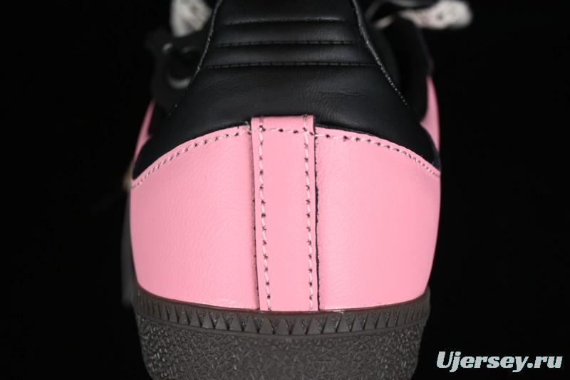 Adidas Samba OG B75807 Customized Casual Sneakers with Vibrant Hot Pink and Sweet Black Colorway - B75807
