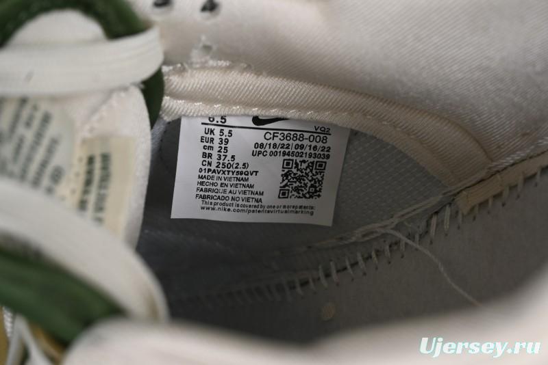 Nike SB Dunk Low Stussy Collaboration - Green Floral Anniversary Custom Low-Top Casual Skate Shoes - CF3688-008