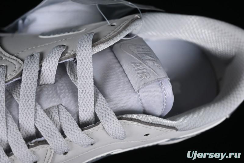 Nike Air Jordan 1 Low AJ1 Grey Silver Low-Top Casual Sneakers - CZ0790-002