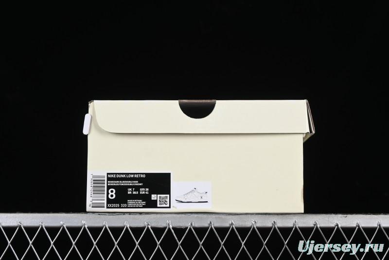 Nike SB Dunk Low LV Collaboration - Double Swoosh Blue Sole Anniversary High-End Custom Low-Top Casual Skate Shoes - XX2025-320