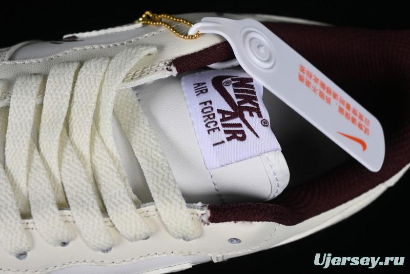 Nike Air Force 1'07 Low "MUD" Casual Sneakers with Bamboo Forest and Wandering Swordsman Print - XC2351-110