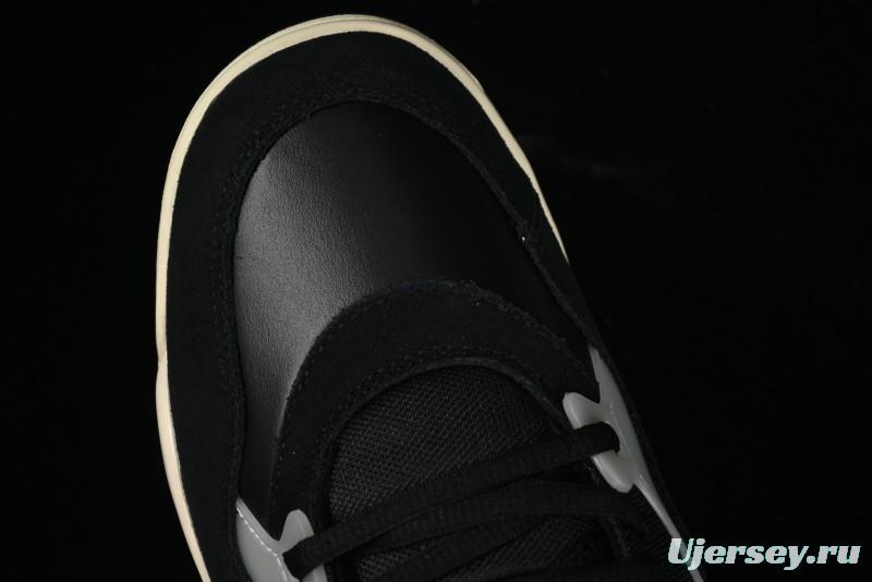 Nike Air Jordan 4 Remastered Sneakers in Black with Textile Mesh, Leather and Suede - FQ7939-006