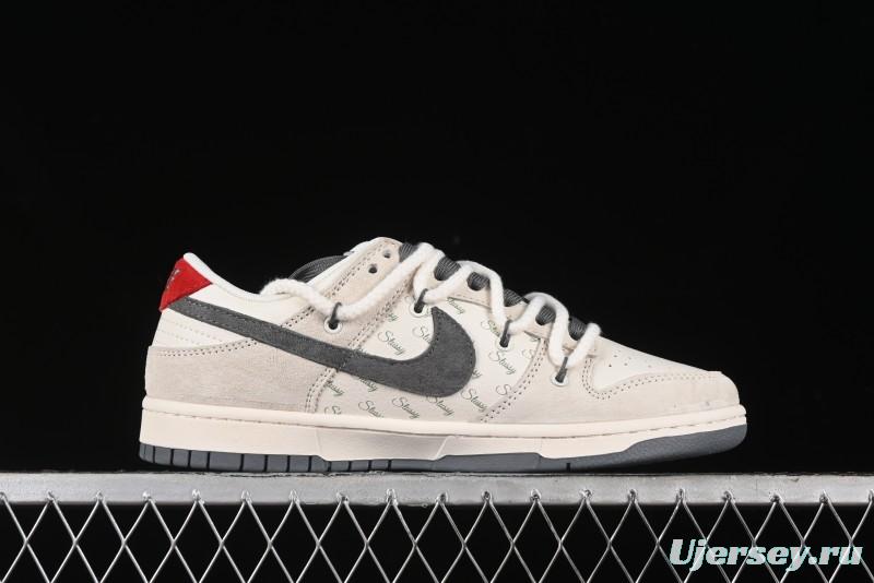 Nike SB Dunk Low Stussy Anniversary Edition Custom Low-Top Casual Sneakers - SJ2068-280