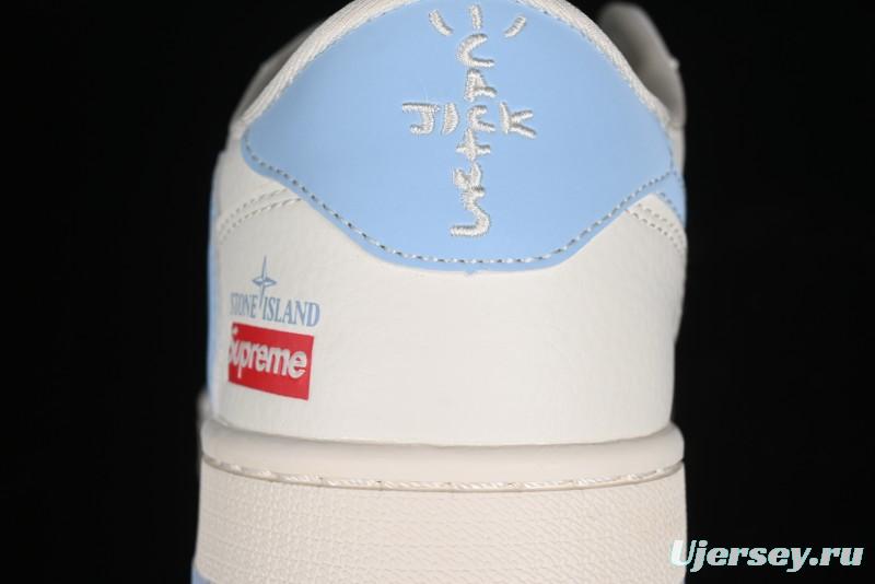 Nike Travis Scott x Fragment Design x Air Jordan 1 Low OG SP AJ1 Stone Island Collaboration - BB6588-105