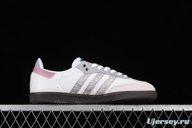 Adidas Originals Samba OG Low-Top Casual Sneakers with Panda Mischief Parachute Academy Design - B75806
