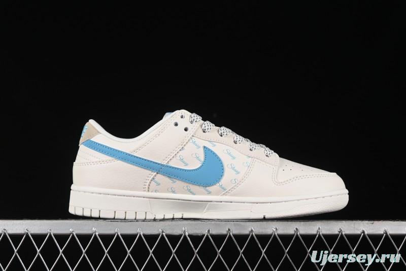 Nike SB Dunk Low Stussy Anniversary Custom Low-Top Casual Skate Shoes - SJ2068-281