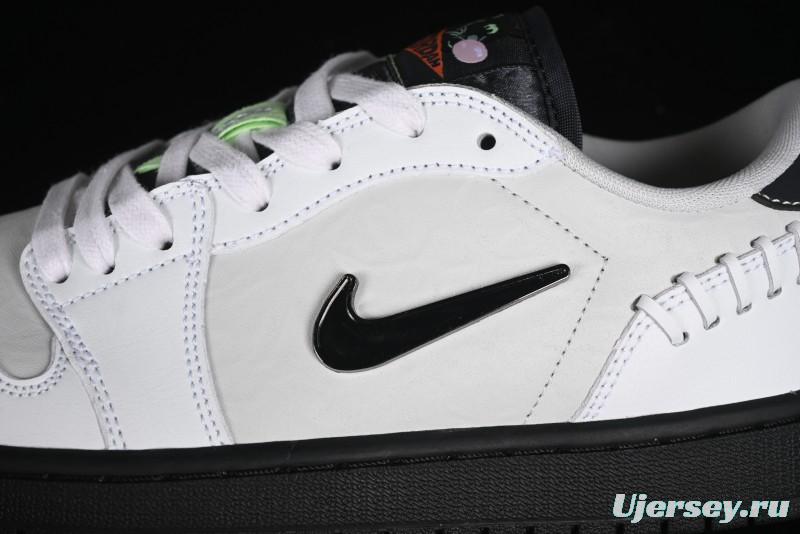 Nike Air Jordan 1 Low Method of Make Casual Sneakers with Metallic Grey Design - HM3689-001